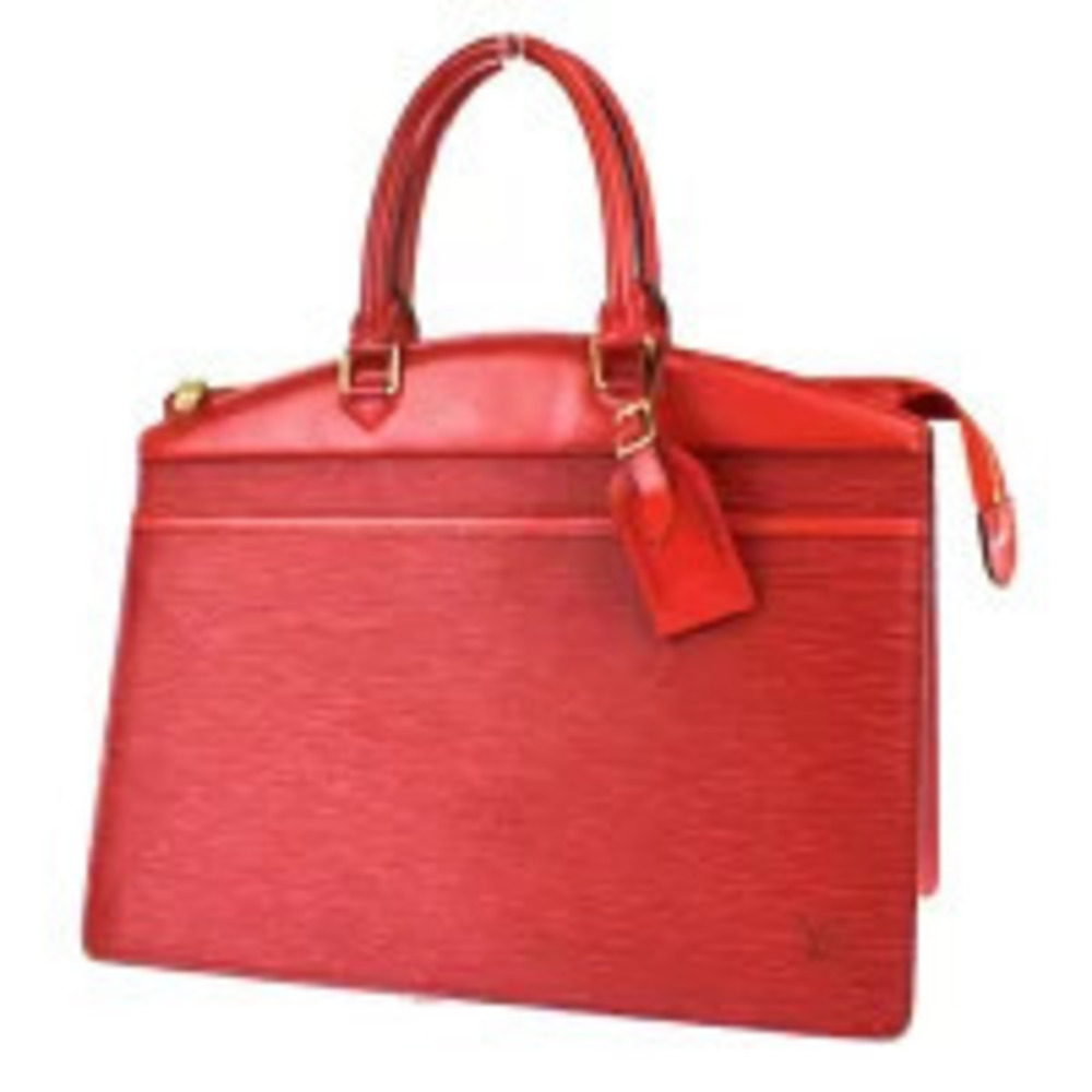 Louis Vuitton Riviera Handbag Epi Leather Castilian Red